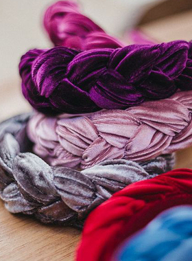 Velvet headband  Hair Accessories Velvet Ribbon wide headba