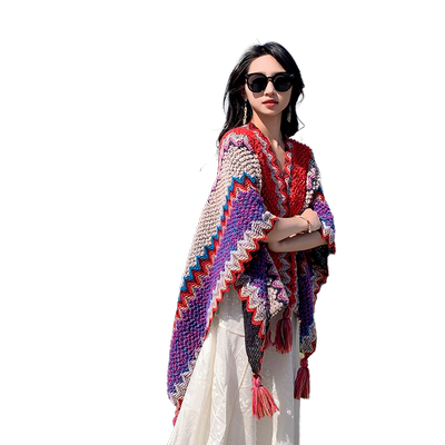 披肩女民族风云南特色丽江围巾