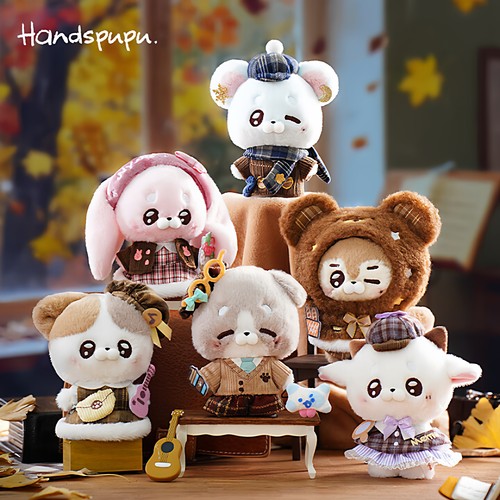 ABFUN毛绒挂件Handspupu焦糖序曲挂饰兔子玩具狗狗钥匙扣女生礼物