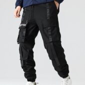 美式 工装 裤 新款 子户外韩版 子男欧码 水洗标长裤 潮流多口袋束 跨境裤