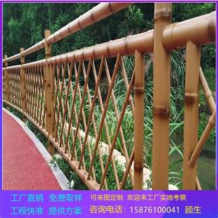 铝管外墙空心铝合金木纹铝圆管走廊烤漆圆管仿竹纹管装饰护栏竹管