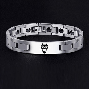 JOJO的奇妙冒险绯红之王吉良吉影男手链防辐射抗疲劳能量磁石刻字