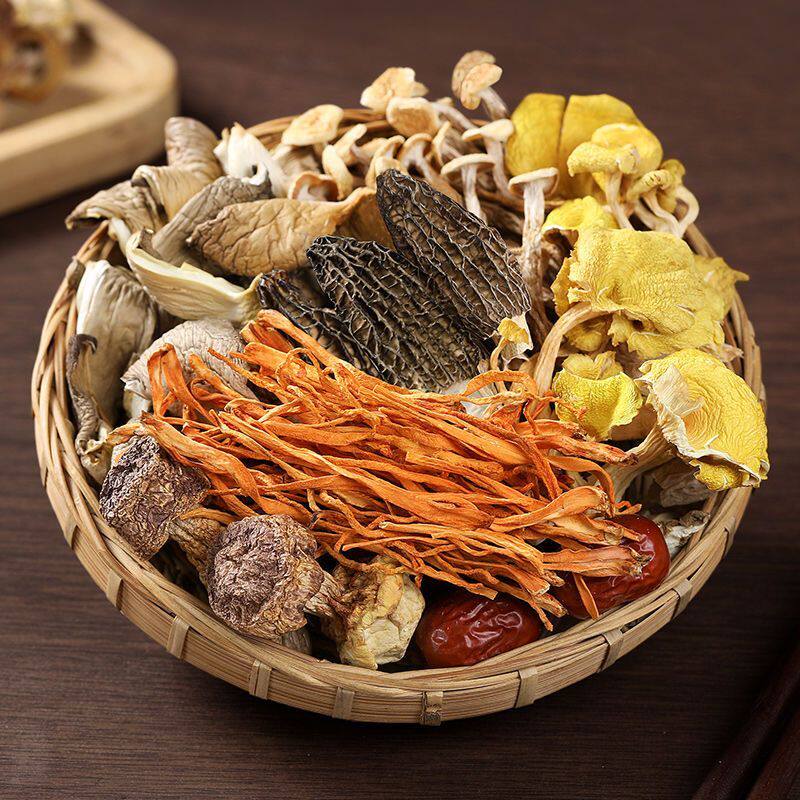 新货云南七彩菌汤包松茸菌菇汤料包炖鸡煲汤食材山珍羊肚菌类干货