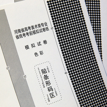2026新版河南美术考试纸素描水粉42X38大小180g4k开模拟试题纸