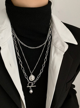 FFLACELL 2023 New Trendy Metal Ball Coin Cross Pendant