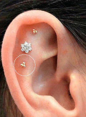 1Pcs Stainless Steel Mini Stud Earrings Butterfly Snake