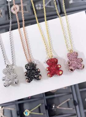 Trendy Minimalist Crystal Setting Zircon Necklace Two-sided