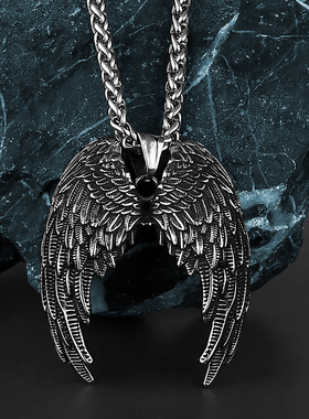 Retro High Quality Angel Wings Pendant Unisex Fashion Trend