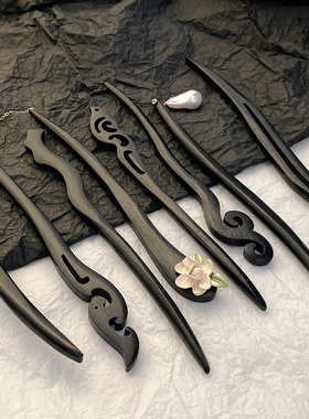 Wooden Hairpins Women Girls Hair Sticks Chinese Styles Hair