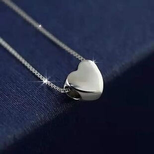 Popular Sterling Silver Heart Necklace For Women Fine