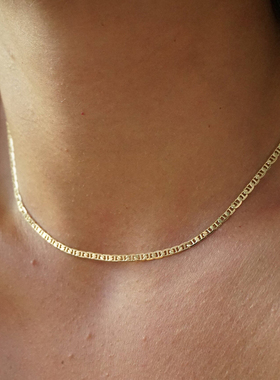 2023 Vintage Stainless Steel Chain Necklace Simple For