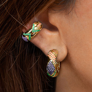 2023 Ethnic Crystal Earcuffs For Women Bohemia