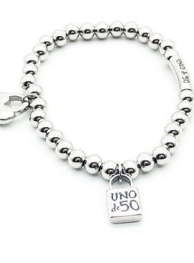 50 Jewelry Lock Key Bracelet Stainless Steel Round Ball Pear