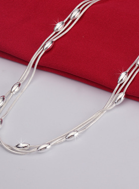 925 sterling silver Charms beads Necklace for women luxury