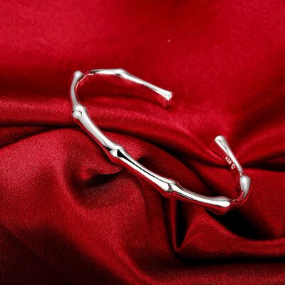 Silver color Bangle cuff exquisite luxury gorgeous fashion
