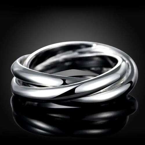 Silver color Rings Free Shipping for Women Lady Wedding