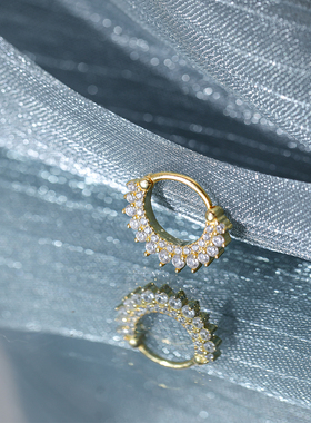 AIDE 925 Sterling Silver Classic Trendy Nose Ring For Women