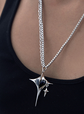 Fashion Sweet Cool Big Cross Pendent Necklace Earring