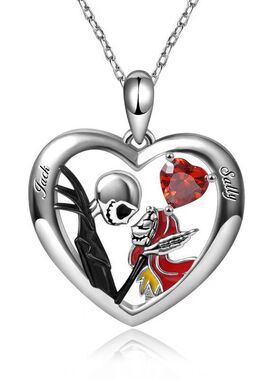 Fashion creative skull sweet love necklace exquisite