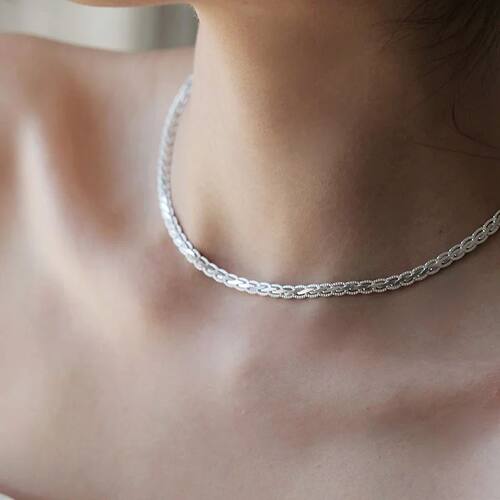 New Sterling Silver Luxury Chain For Men Womens Fashion