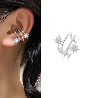 1 Pcs Fashion Ear Clip Earring For Women Without Piercing