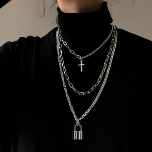 Multilayer Hip Hop 2023 Chain Unisex Long Necklace Fashion