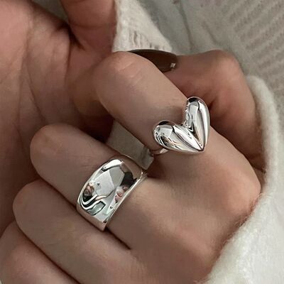 Love Heart Rings For Women Counple Wedding Engagement