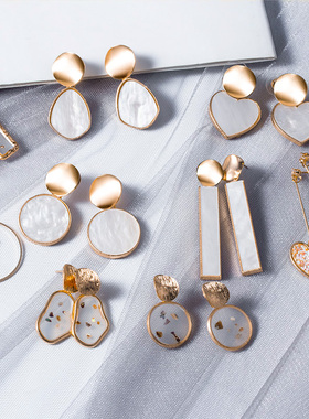 LOVR New Korean Statement Drop Earrings For Women Fashion