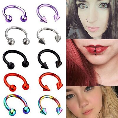 1PC Titanium Piercing Nariz Circular for Septum Nipple
