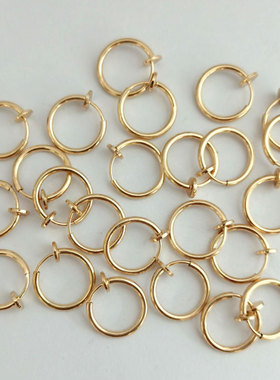 Stainless Steel Retractable Clip On Earrings Non Piercing