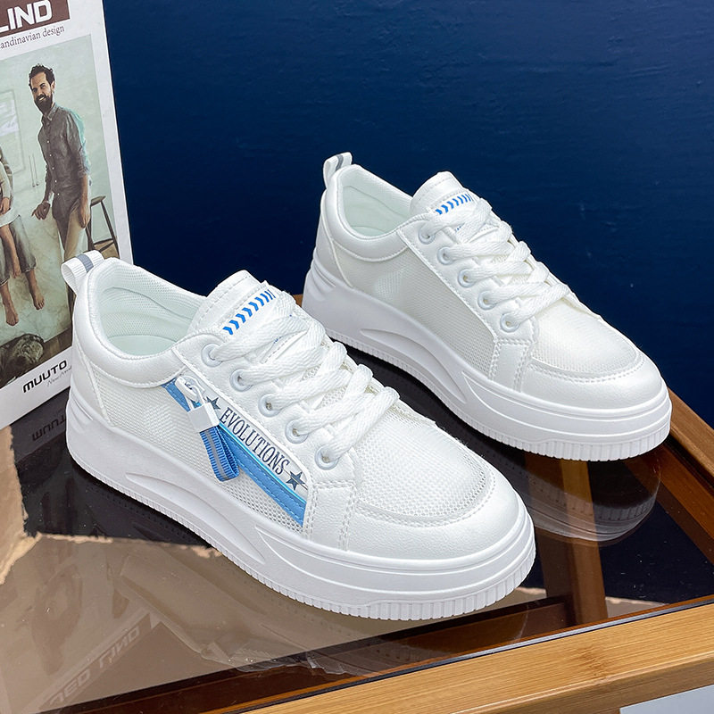 黑觅2022夏季新款ins韩版基础小白鞋女网面学生板鞋女透气休闲鞋