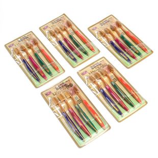 金黄毛 防滑粗柄 牙刷z0008 韩国热销软毛牙刷 NANO家庭装