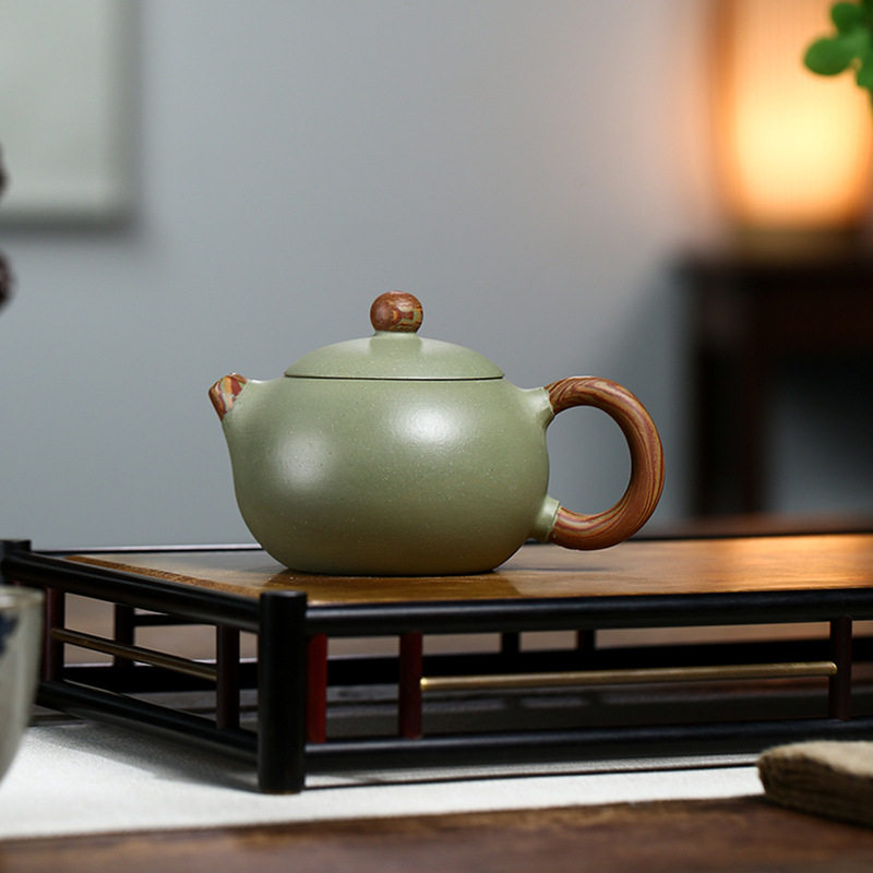 批发宜兴紫砂壶茶具茶壶家用手工茶壶绞泥西施壶分销代理一件代发