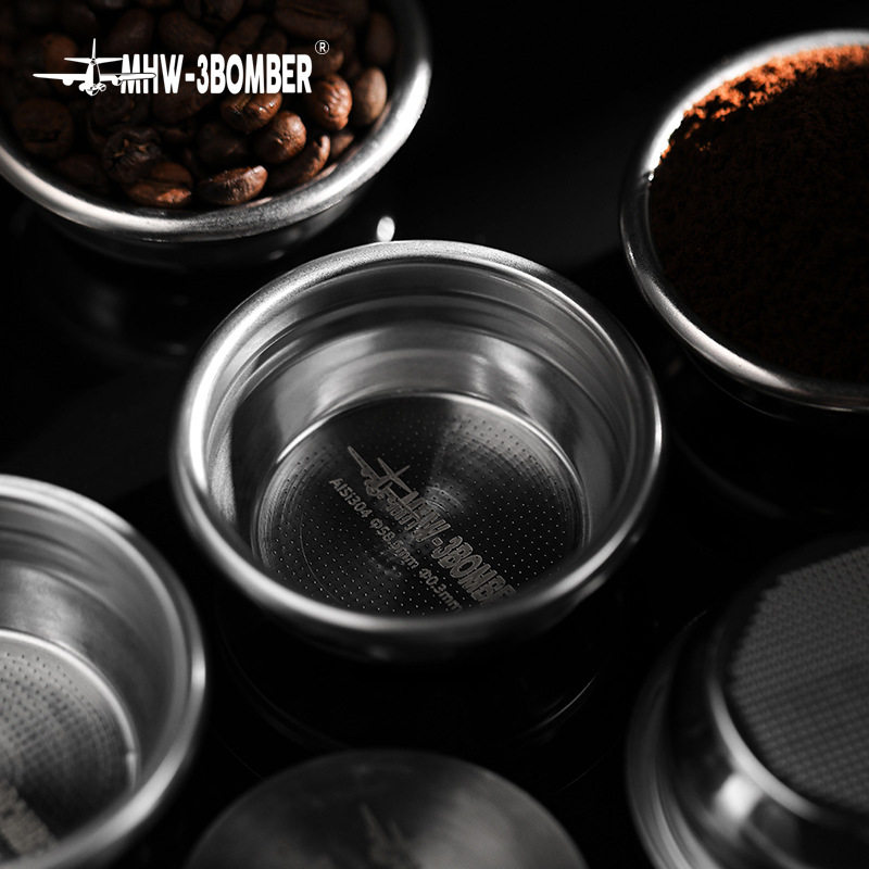 MHW-3BOMBER轰炸机咖啡粉碗58mm通用 半自动意式咖啡机配件18g