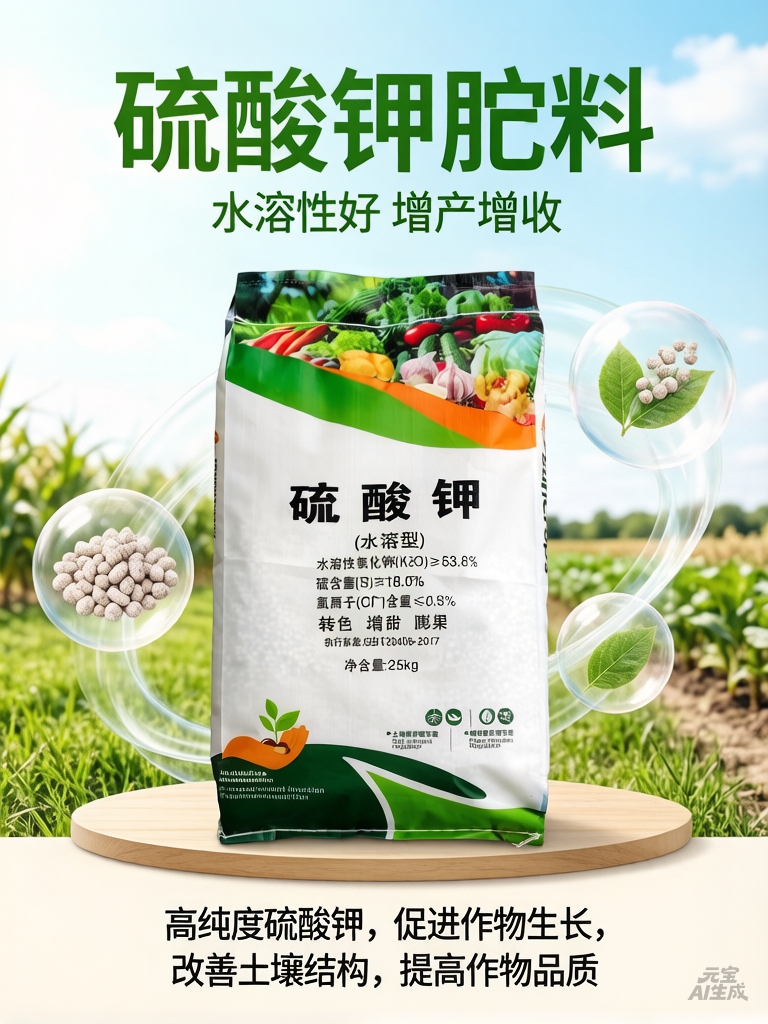 硫酸钾水溶肥速溶钾肥农用高钾肥粉增产增重增甜上色膨果原装发货
