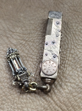 爷们手作黄铜煤油打火机四方条机焊接北斗七星南斗六星六丁六甲章