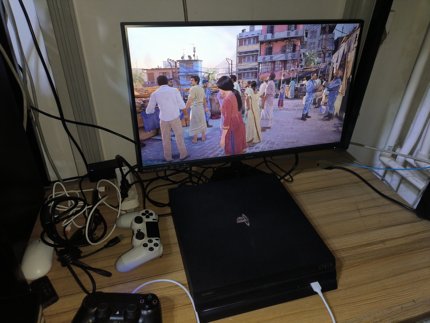 ps4pro折腾版游戏机12.52系统装满游戏