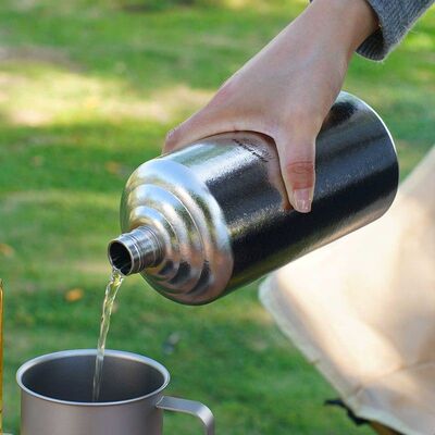 纯钛酒壶户外随身便携式高端精致空酒瓶白酒壶小酒壶大容量装白酒