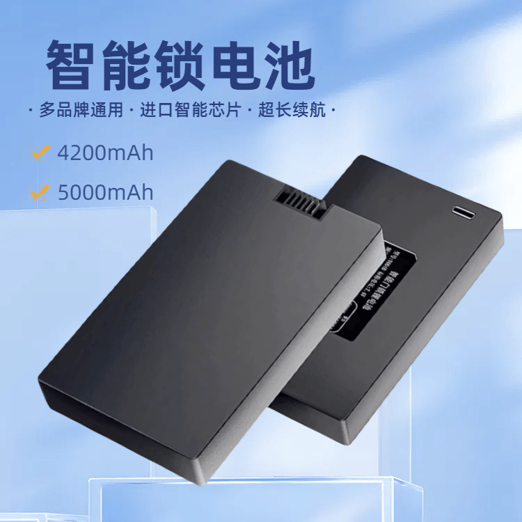 适用于乐可多智能门锁专用品多电子密码锁凯利莱指纹锁通用锂电池