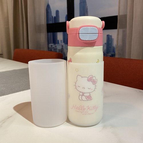 保温杯垫Vanow460ml硅胶水杯套三丽鸥库洛米防磨防摔透明保护套