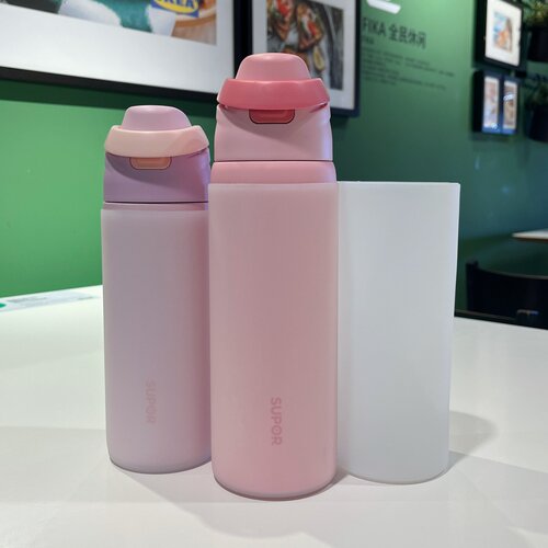 7.5cm7cm保温杯套苏泊尔700ml500ml硅胶水杯垫吸管杯耐磨保护套