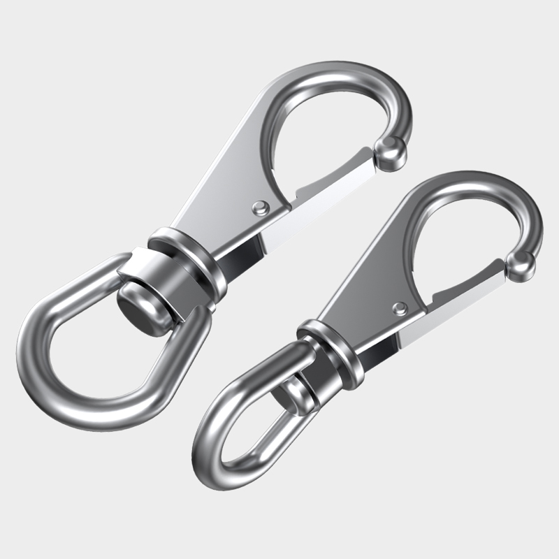 不锈钢旋转钩弹簧扣狗扣钥匙扣