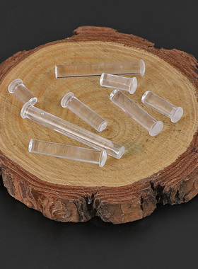 3/4mm圆头PC透明导光柱LED贴片导光柱LED导光帽发光管灯罩带卡痕