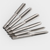 0.7M24 SK2材质手用螺丝攻螺丝攻三祇装 0.45M3 0.5M4 0.4M2.5