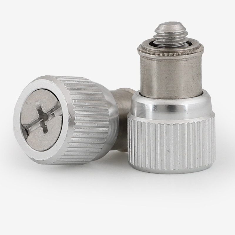 304不锈钢压铆式松不脱螺丝弹簧螺栓面板机柜组合螺钉pf11-m3m4m5