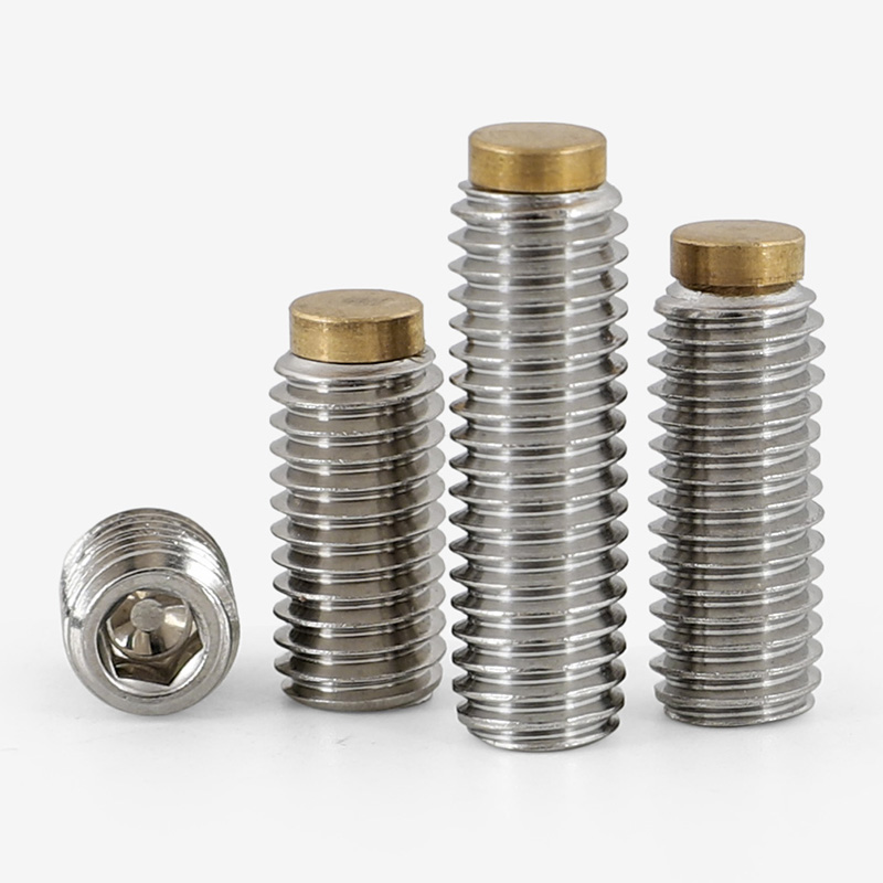 铜头机米镶铜铜头顶丝胶头