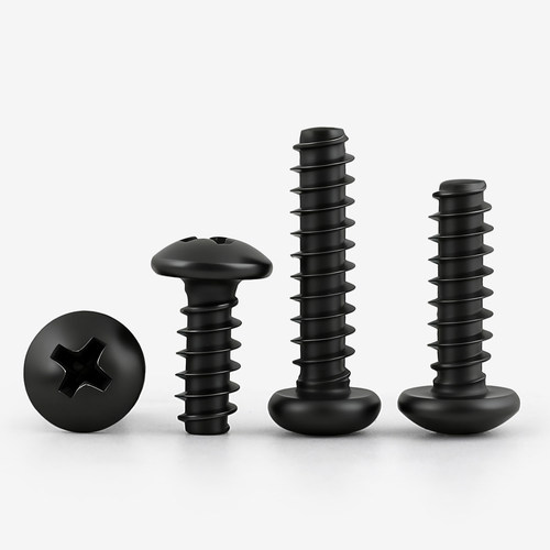 黑色十字圆头自攻螺丝钉不锈钢