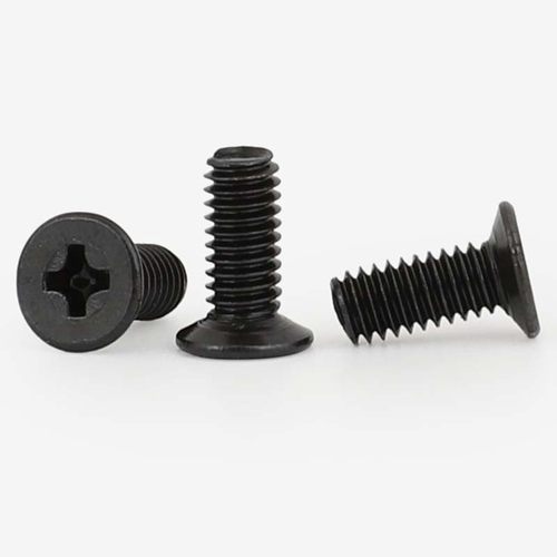 螺丝钉黑色十字304不锈钢小沉头