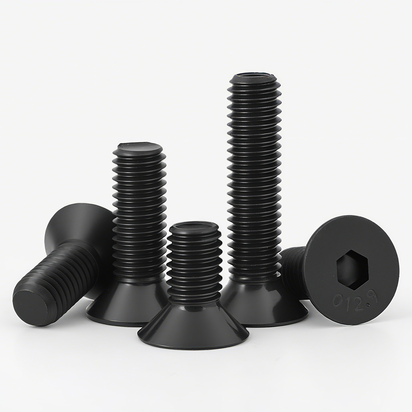 黑色高强度沉头内六角螺丝