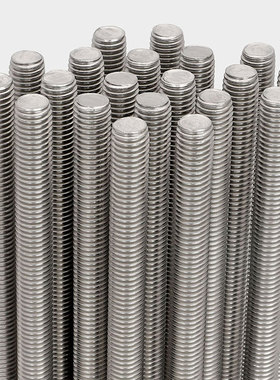 304/316不锈钢丝杆/牙条通丝全螺纹螺杆M2M2.5M3M4M5M6M8M12-M30